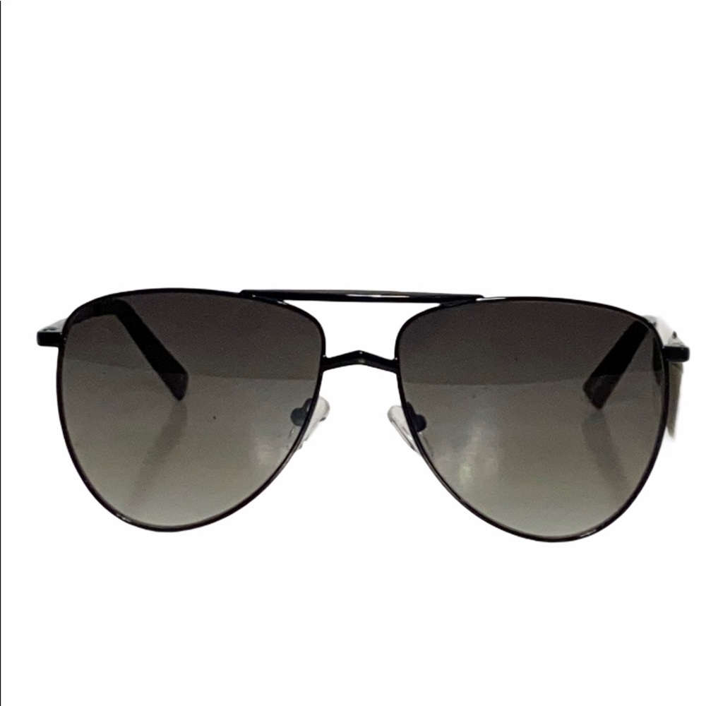 Le Specs High Fangle Black Aviator Sunglasses